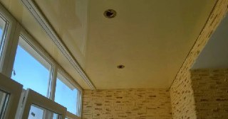 Натяжной потолок на балкон Клин, цена 6213 руб.