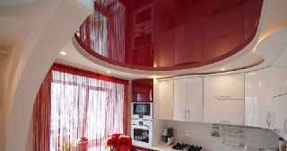 Натяжной потолок на кухню Клин, цена от 6316 руб.