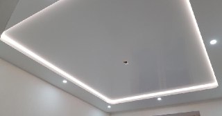 Светодиодные натяжные потолки Клин, цена от 1554 руб.